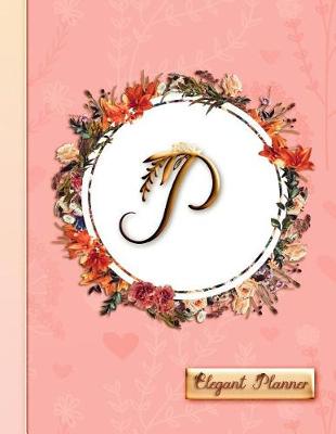 Book cover for "p" - Elegant Planner