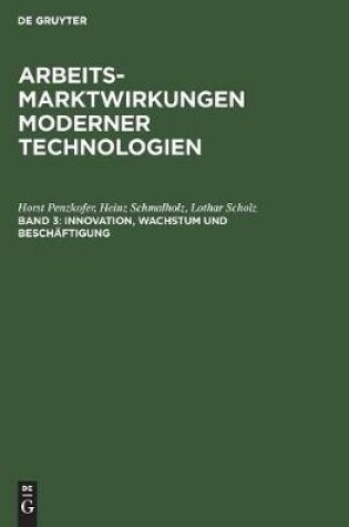 Cover of Innovation, Wachstum und Beschäftigung