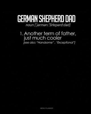 Book cover for German Shepherd Dad Definition