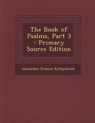 Book cover for The Book of Psalms, Part 3