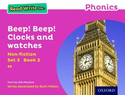 Book cover for Read Write Inc. Phonics: Beep! Beep! Clocks and Watches (Pink Set 3 Non-fiction 2)
