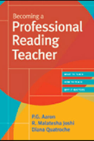 Cover of Becoming a Professional Reading Teacher