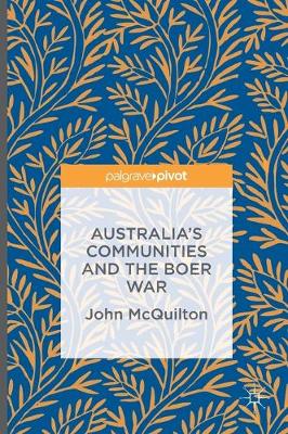 Book cover for Australia's Communities and the Boer War