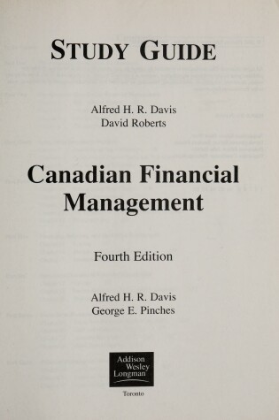 Cover of Canadian Financial Management