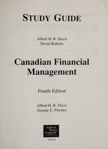 Book cover for Canadian Financial Management