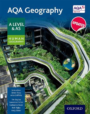 Book cover for AQA Geography A Level & AS Human Geography Student Book - Updated 2020