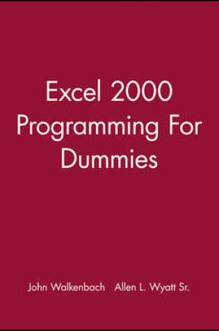 Cover of Excel 2000 for Windows For Dummies