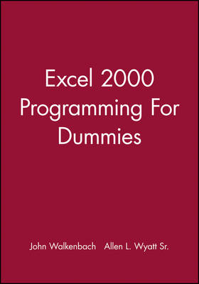 Book cover for Excel 2000 for Windows For Dummies