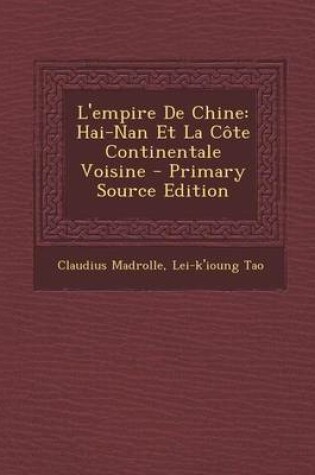 Cover of L'Empire de Chine