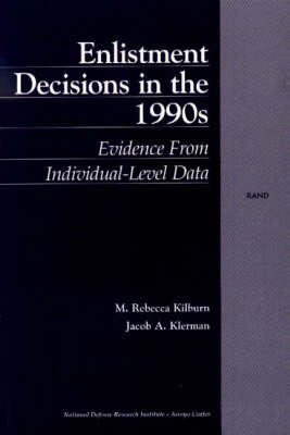 Book cover for Enlistment Decisions in the 1990s