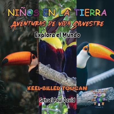 Book cover for Niños en la Tierra - Aventuras de vida Silvestre - Explora el Mundo Keel-Billed Toucan