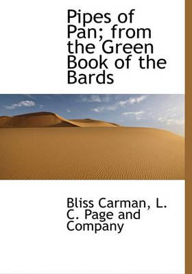 Book cover for Pipes of Pan; From the Green Book of the Bards