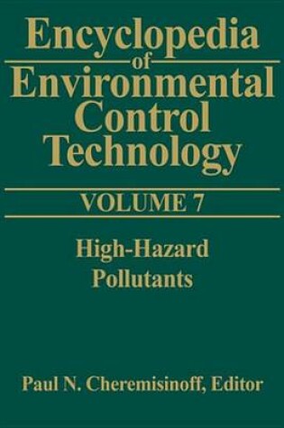 Cover of Encyclopedia of Environmental Control Technology: Volume 7: