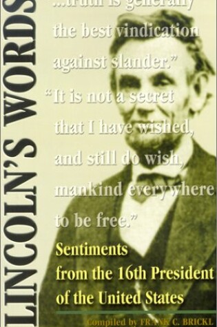 Cover of Lincoln's Words