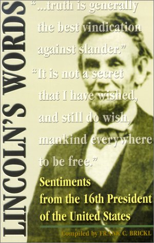 Book cover for Lincoln's Words