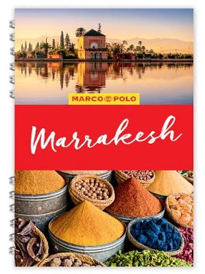 Book cover for Marrakesh Marco Polo Travel Guide - with pull out map