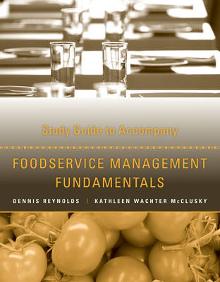 Book cover for Foodservice Management Fundamentals, Study Guide