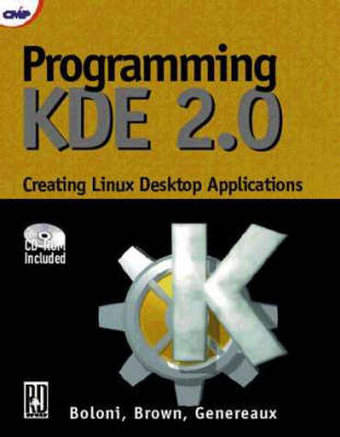 Book cover for Programming KDE 2.0