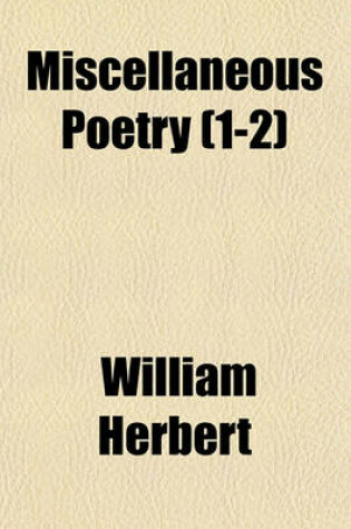 Cover of Miscellaneous Poetry (Volume 1-2)