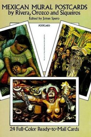 Cover of Mexican Mural Postcards by Rivera, Orozco and Siqueiros