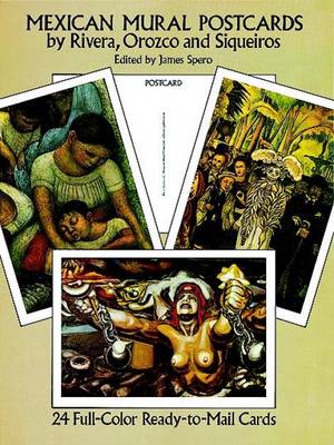 Book cover for Mexican Mural Postcards by Rivera, Orozco and Siqueiros