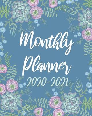 Book cover for Monthly Planner 2020-2021