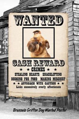 Book cover for Brussels Griffon Dog Wanted Poster