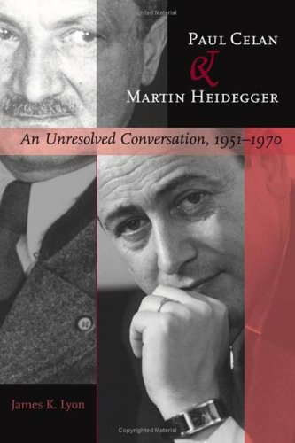 Book cover for Paul Celan and Martin Heidegger