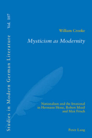 Cover of Mysticism as Modernity