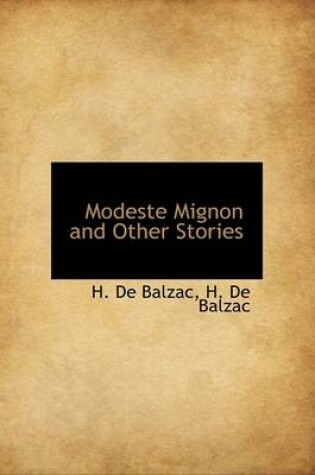 Cover of Modeste Mignon and Other Stories