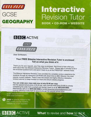 Book cover for GCSE Geography BIRT Gratis Book and Letter