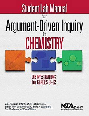 Book cover for Student Lab Manual for Argument-Driven Inquiry in Chemistry