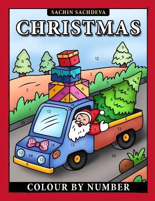 Book cover for Christmas Colour by Number
