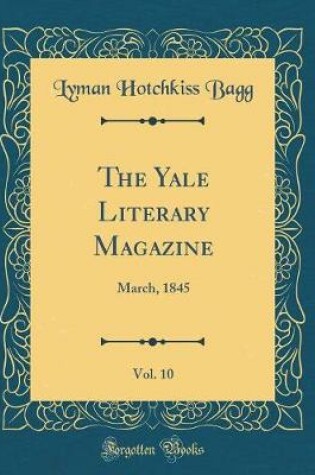 Cover of The Yale Literary Magazine, Vol. 10