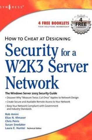 Cover of How to Cheat at Designing Security for a Windows Server 2003 Network