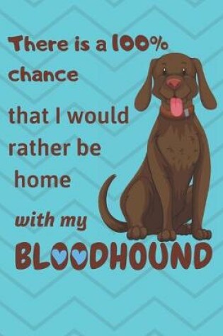 Cover of There is a 100% chance that I would rather be home with my BloodHound