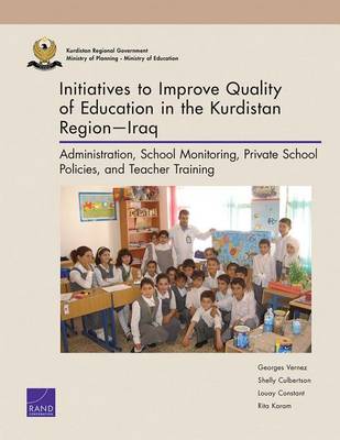 Book cover for Initiatives to Improve Quality of Education in the Kurdistan Regioniraq