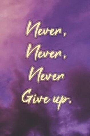Cover of Never, Never, Never Give Up