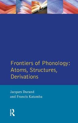 Cover of Frontiers of Phonology