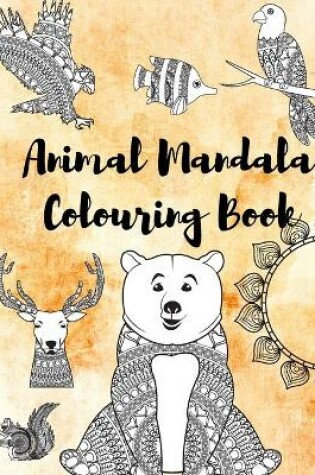 Cover of Animal Mandala Colouring Book