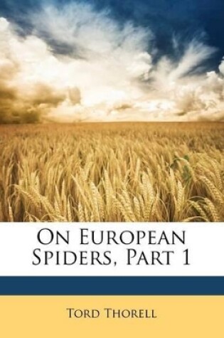 Cover of On European Spiders, Part 1