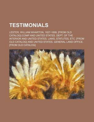 Book cover for Testimonials