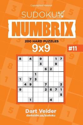 Cover of Sudoku - 200 Hard Puzzles 9x9 (Volume 11)