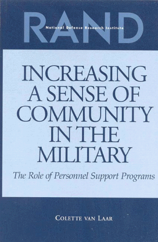 Book cover for Increasing a Sense of Community in the Military