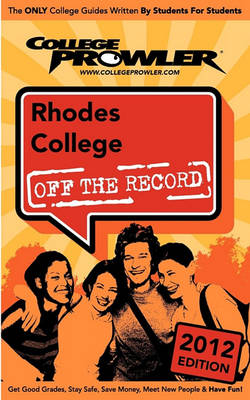 Book cover for Rhodes College 2012