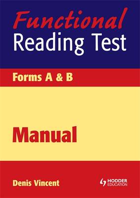 Book cover for Functional Reading Test Manual