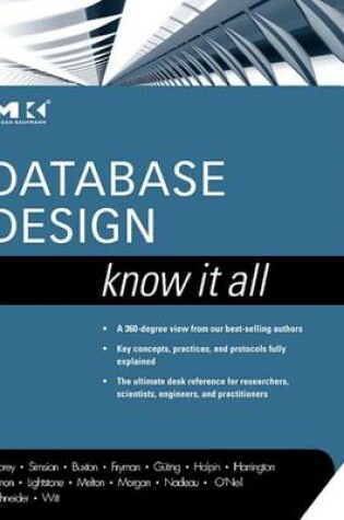 Cover of Database Design