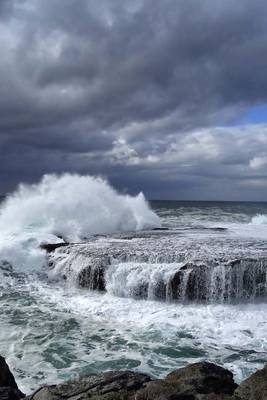 Book cover for Coastal Ocean Storm (for the Love of the Sea)