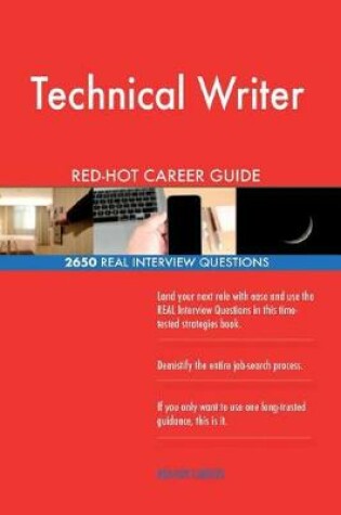 Cover of Technical Writer Red-Hot Career Guide; 2650 Real Interview Questions