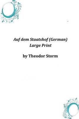 Book cover for Auf dem Staatshof (German) Large Print